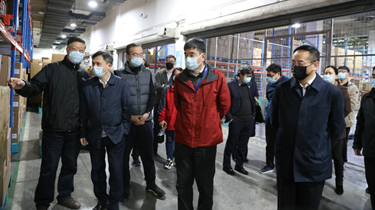 工信部企业局叶定达副局长一行到南宫NG28物流调研指导